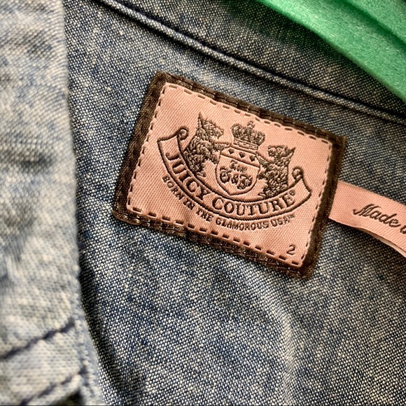Juicy Couture denim button down - Picture 2 of 3